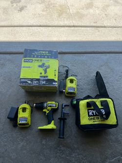 Ryobi ONE+HP brushless 1/2 hammer drill kit