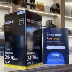 Nikkor Z 24-70mm F2.8 S Nikon Lens (Located In Downey, CA)