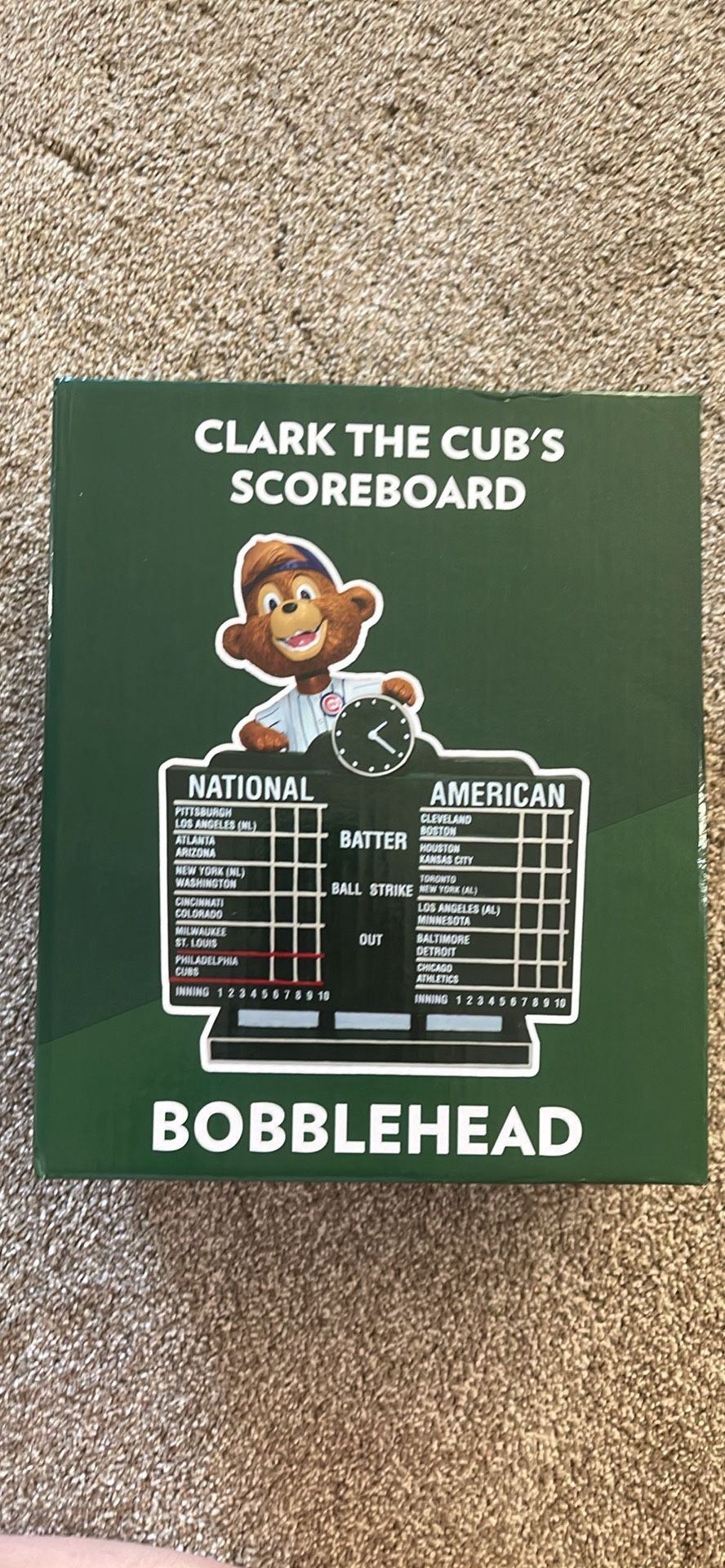 Clark The Cub’s Scoreboard Bobblehead