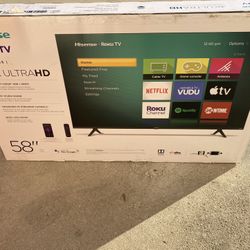 58” inch Hisense Roku 4K 