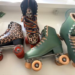 Size 7 And 9’girls Impala Skates. 