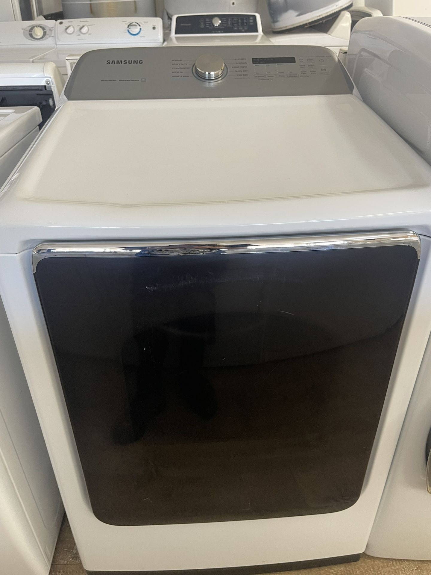 Samsung Multi Steam Moisture Sensing Natural Gas Dryer In Excellent Working Condition