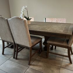 Upholstered Dining Table 