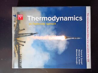 Thermodynamics - An Engineering Approach 9th edition