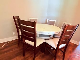 Table and 7 chairs