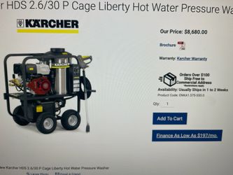 pressure washing machine