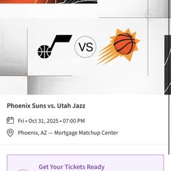 Suns Halloween Tickets 
