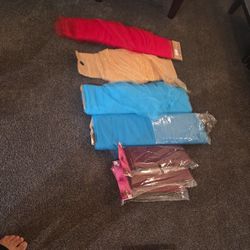 tulle 4 colors blue red gold aqua and organza
