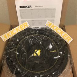 New 10” inch KICKER Comp C 500 Watts Max Car Audio Bass Subwoofer 🔊🤑