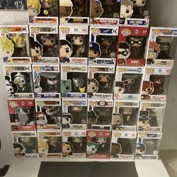 Wide Variety Of Funko Pop! 
