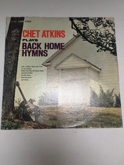 Chet Atkins plays Back Home Hymns Vinyl Record