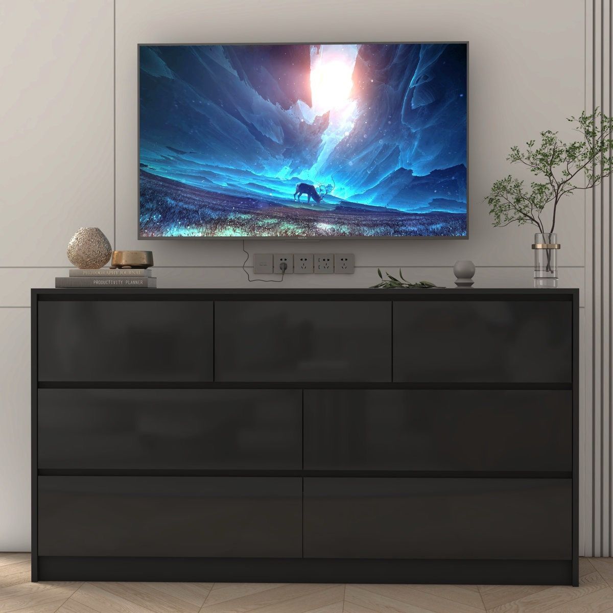 Black Dresser