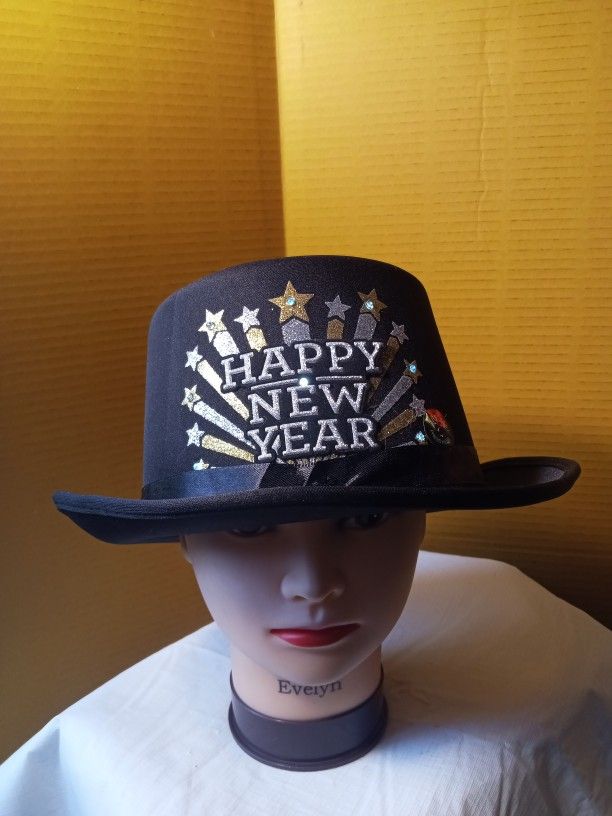 Light Up "Happy New Year" Top Hat