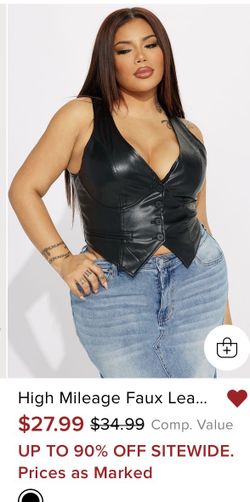 Leather top