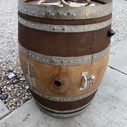 Wine Barrel Firepit