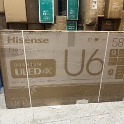 Hisense 58” ULED U6HF 4k Smart Tv