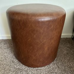 Fake Leather Poof