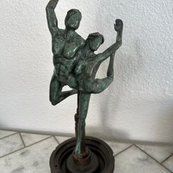 Rare One Of A Kind 1/1 JORGE COSTE Bronze Sculpture Abstract Modernist Dancer