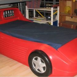 Red Little TIKES RACE CAR BED FOR BOYS
