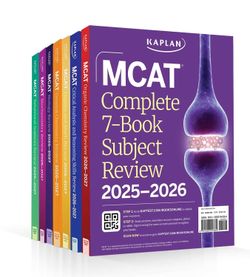 MCAT Complete 7-Book Subject Review 2025-2026,  (Kaplan Test Prep)