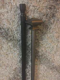 3 Curtain Rods and 1 Bathroom Shower Curtain Tension Rod
