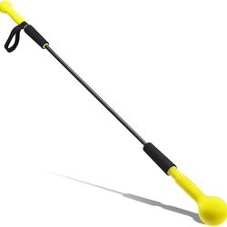 Batting Practice Hitting Stick,Batting Practice Equipment for Baseball and Softball,Extended Handlebar with Grip Strap,Ideal One-on-One Baseball Train