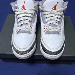 Jordan 3 Retro Fire Red 2022 Size 8