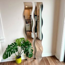 Vintage IKEA Wavy "Krabb" Mirror