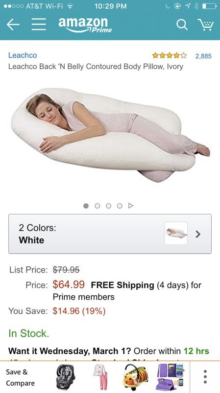 Body pillow (use once)