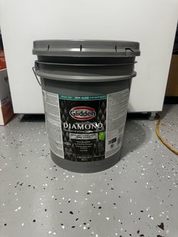 Glidden Semi-gloss white paint