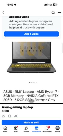 Gaming laptop