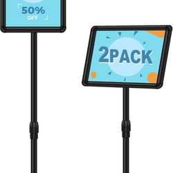 2 Pack Sign Holder Stand 8.5x11 inch X(453)