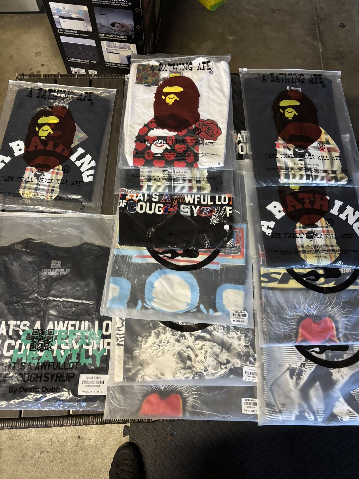 Burberry Bape, Cough Syrup , HELLSTAR