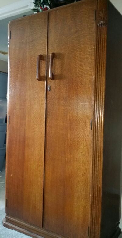 Antique Armoire Brown