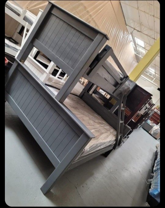 Bunk Beds Twin XL Queen Pinewood Colors ******Literas Madera 100%****