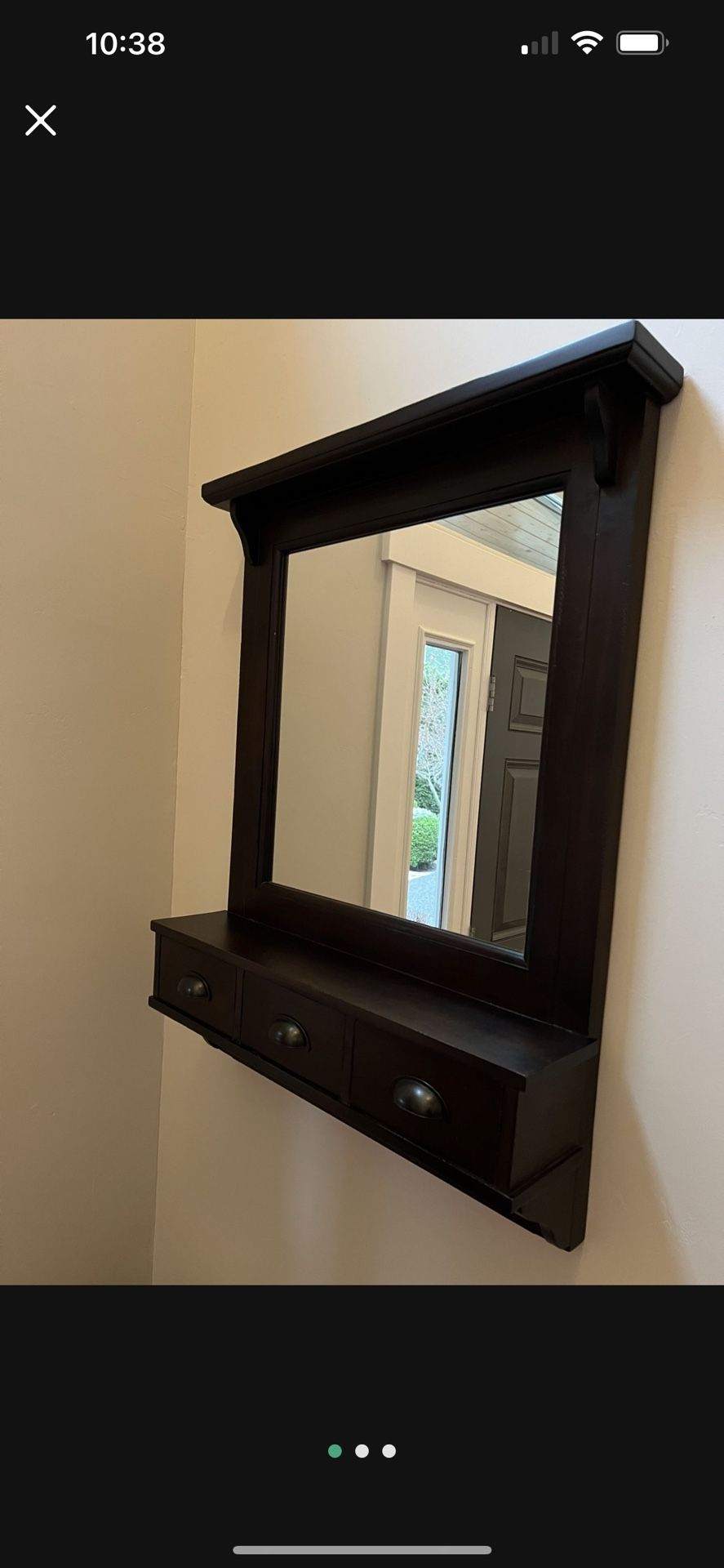 Pottery Barn Entryway Mirror Organizer