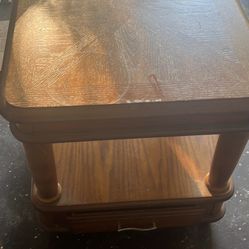 Wood Night Stand 