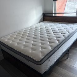 Queen Mattress + Bed Frame 