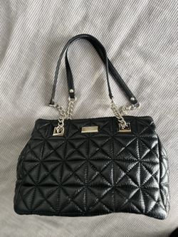 Kate Spade Black Quilted Handbag
