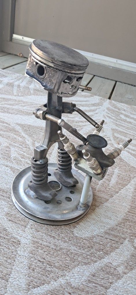 Handmade Mechanic Statue