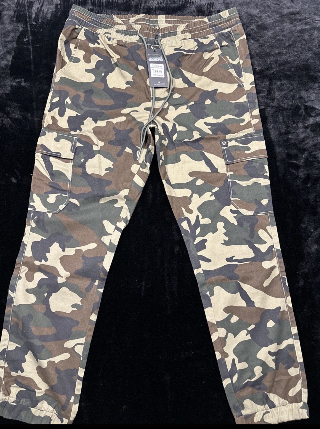 True Religion Hunting Camo Cargo SN Jogger #700709  Men's XLarge