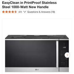 LG Smart Over The Range Microwave Oven