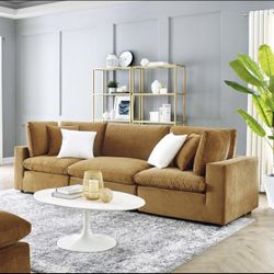 NEW!!! Cloud Inspired Sofa Performance Velvet 3-Seater