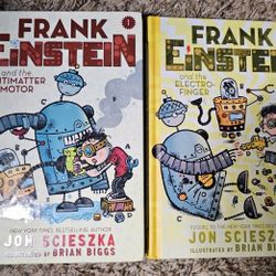 2 Frank Einstein and the Antimatter Motor Book  1 & 2 In Series Like New fiction

Like new condition 

Set of 2 (1 & 2 in series)

Hardcover 

Smoke f