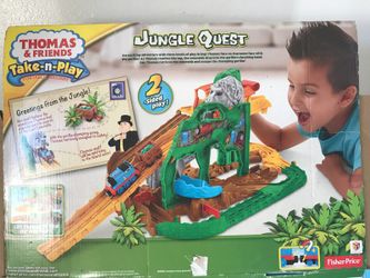 Thomas the train jungle quest set
