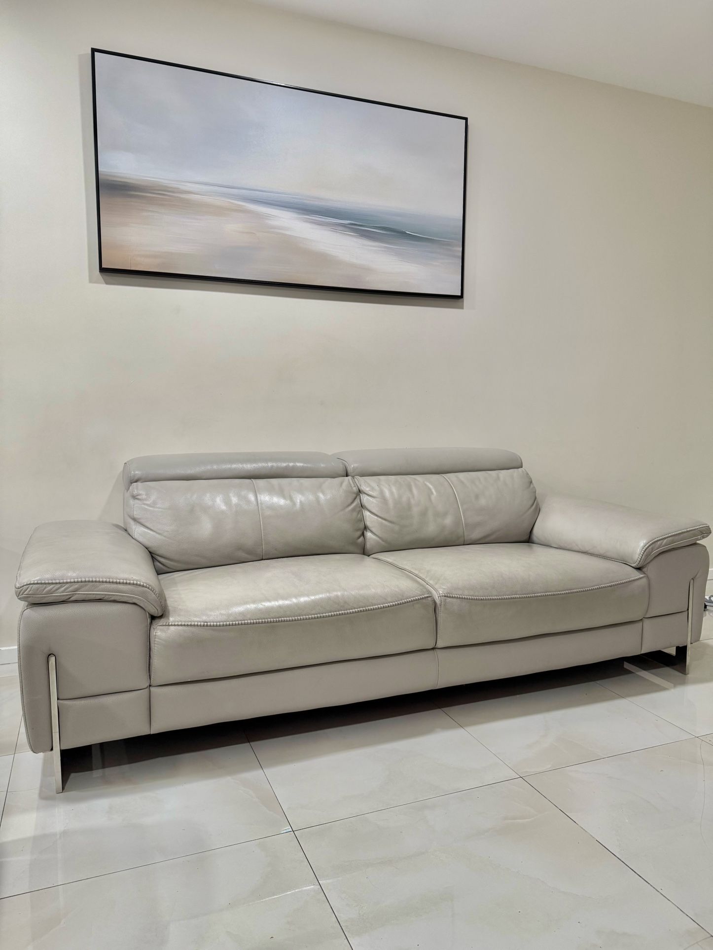 Italian Leather Couch set