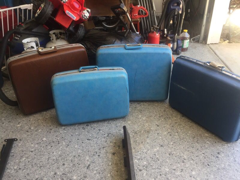 Vintage samsonite luggage suitcases suit case