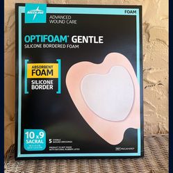 Optifoam Gentle Silicone, Bordered Foam Wound Dressing 