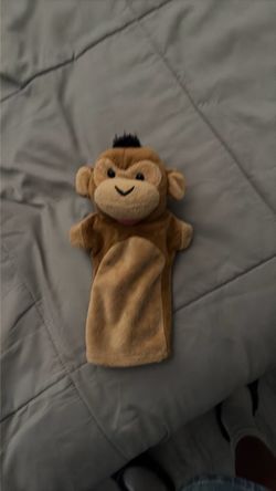 Monkey Hand Puppet Plush Toy