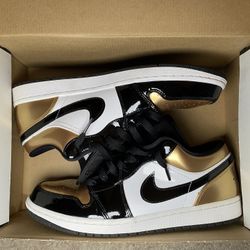 Jordan 1 Low Gold Toe